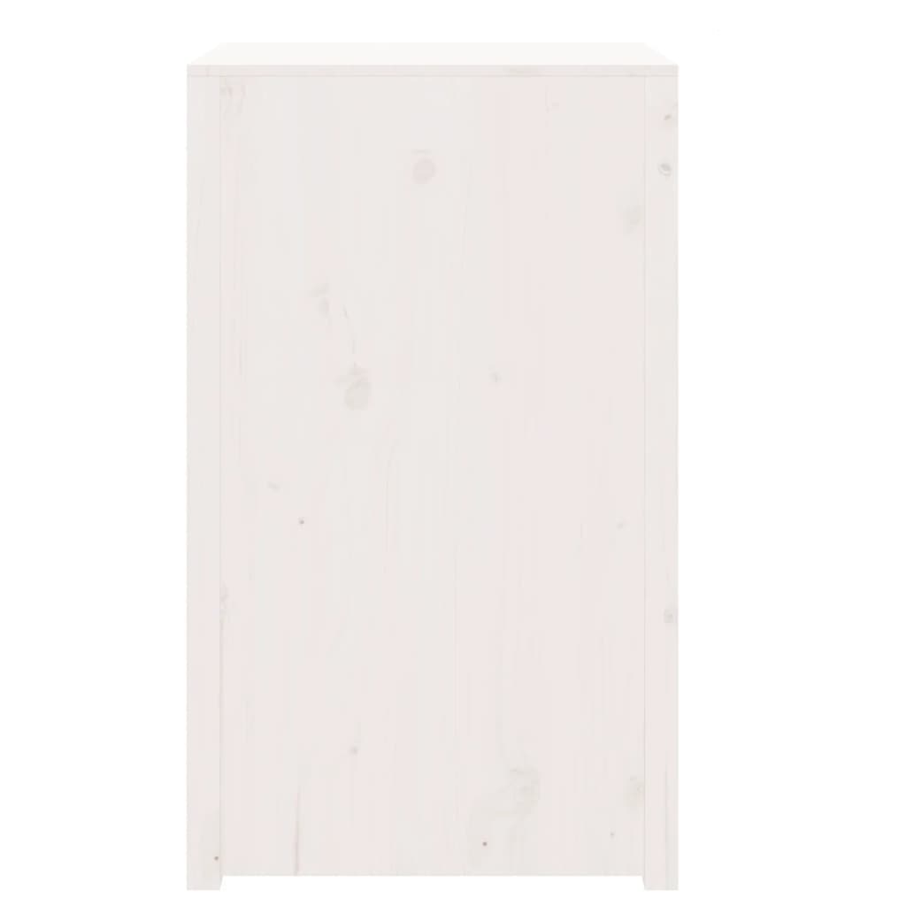 vidaXL Dulap bucătărie de exterior, alb, 55x55x92 cm, lemn masiv pin vidaXL Dulap bucătărie de exterior, alb, 55x55x92 cm, lemn masiv pin
