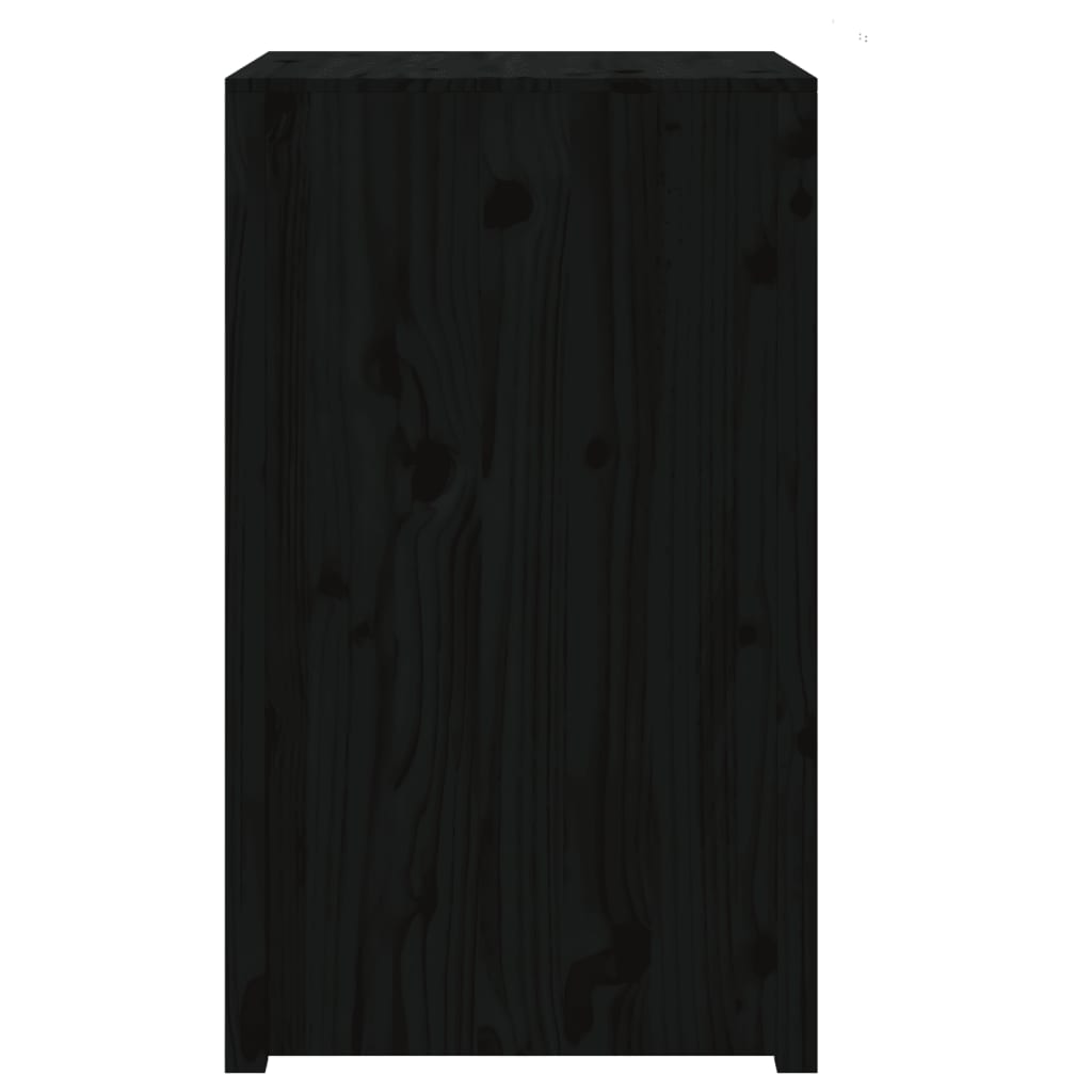 vidaXL Dulap bucătărie de exterior negru, 55x55x92 cm, lemn masiv pin vidaXL Dulap bucătărie de exterior negru, 55x55x92 cm, lemn masiv pin