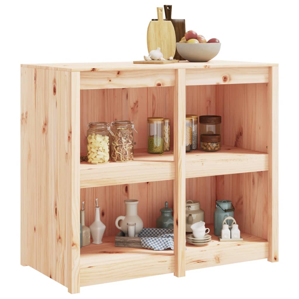 vidaXL Dulap bucătărie de exterior, 106x55x92 cm, lemn masiv pin vidaXL Dulap bucătărie de exterior, 106x55x92 cm, lemn masiv pin