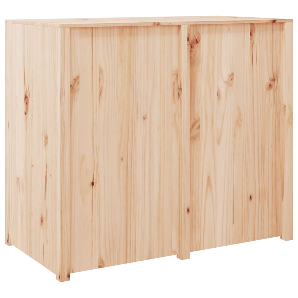 vidaXL Dulap bucătărie de exterior, 106x55x92 cm, lemn masiv pin vidaXL Dulap bucătărie de exterior, 106x55x92 cm, lemn masiv pin