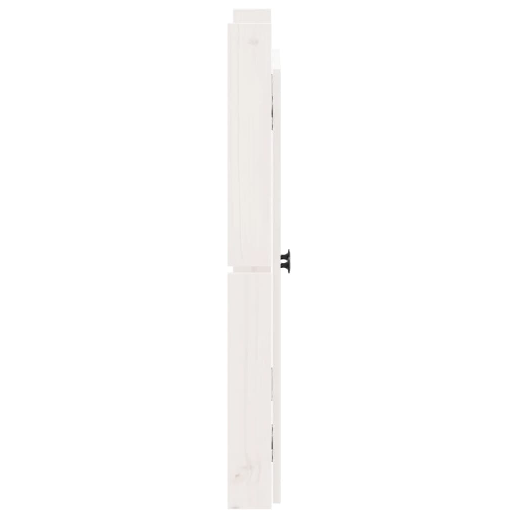 vidaXL Uși de bucătărie de exterior, alb, 50x9x82cm, lemn masiv de pin vidaXL Uși de bucătărie de exterior, alb, 50x9x82cm, lemn masiv de pin