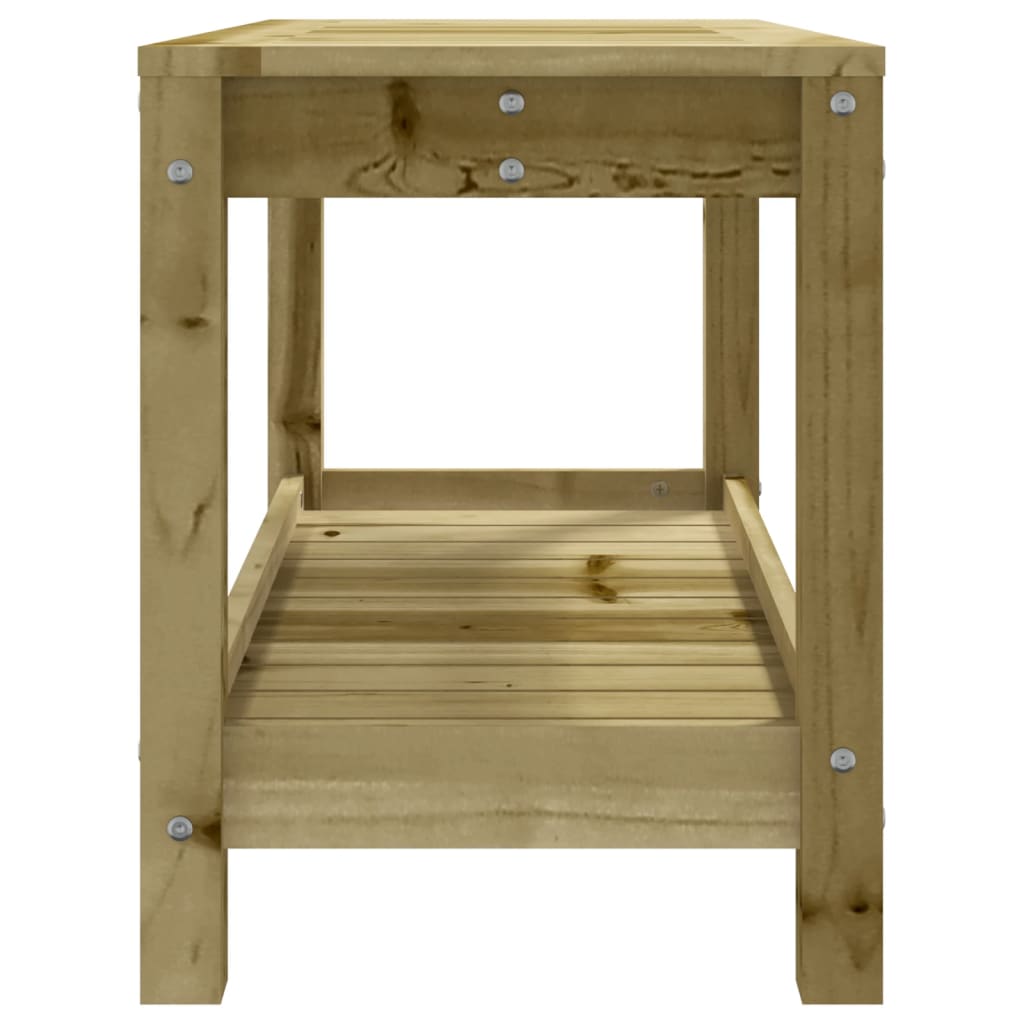 vidaXL Bancă de grădină, 82,5x35x45 cm, lemn masiv de pin tratat