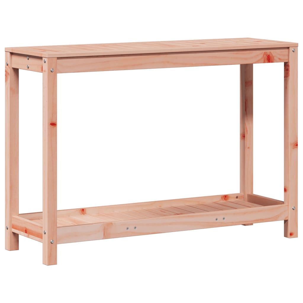 vidaXL Masă de plantare cu raft, 108x35x75 cm, lemn masiv douglas vidaXL Masă de plantare cu raft, 108x35x75 cm, lemn masiv douglas