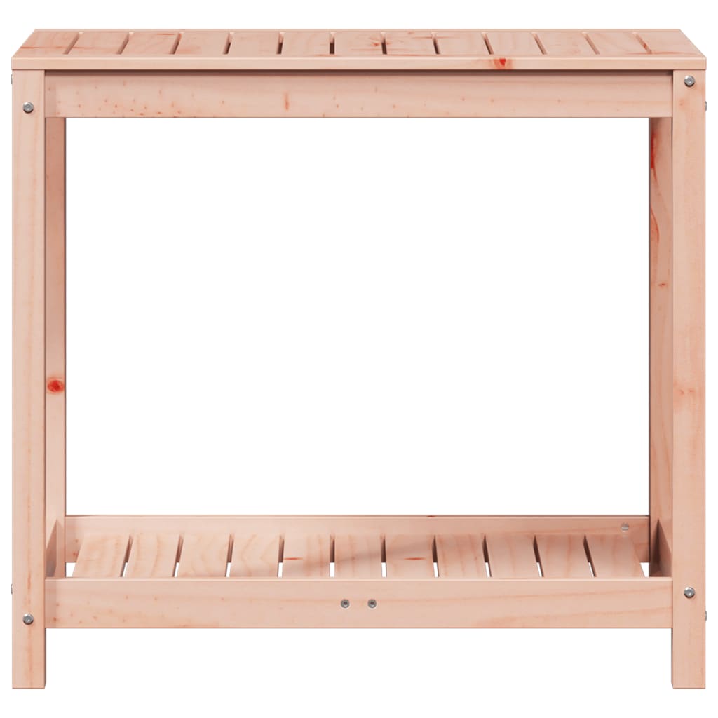 vidaXL Masă de plantare cu raft, 82,5x50x75 cm, lemn masiv douglas vidaXL Masă de plantare cu raft, 82,5x50x75 cm, lemn masiv douglas