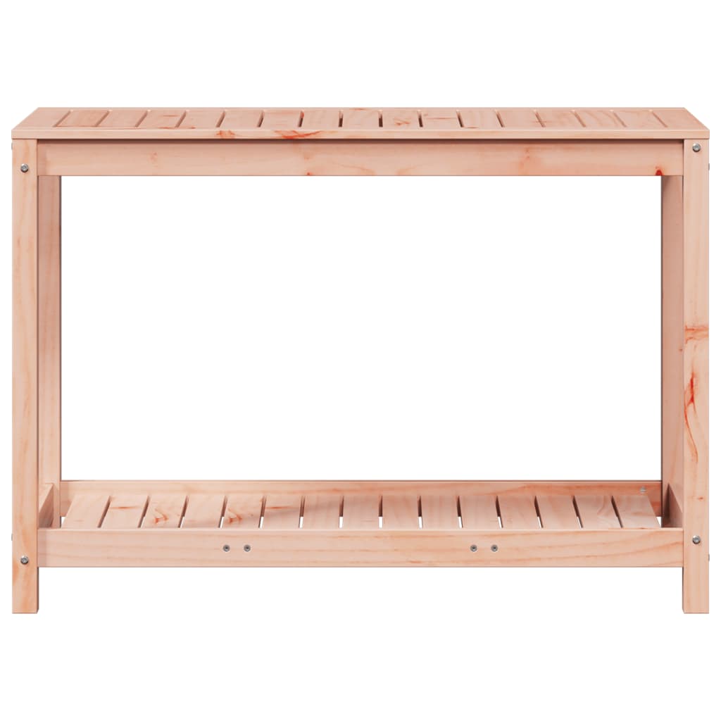 vidaXL Masă de plantare cu raft, 108x50x75 cm, lemn masiv douglas vidaXL Masă de plantare cu raft, 108x50x75 cm, lemn masiv douglas