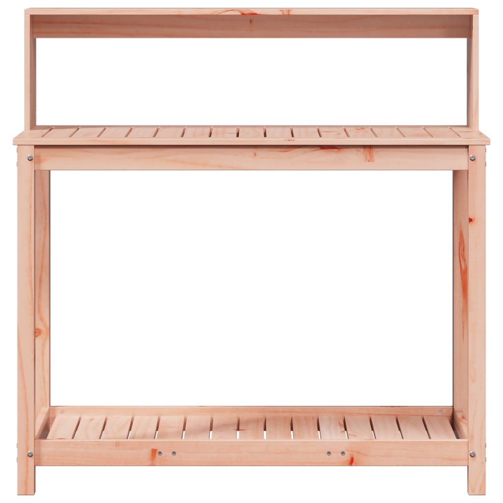 vidaXL Masă de plantare cu rafturi 108x50x109,5 cm lemn masiv douglas vidaXL Masă de plantare cu rafturi 108x50x109,5 cm lemn masiv douglas