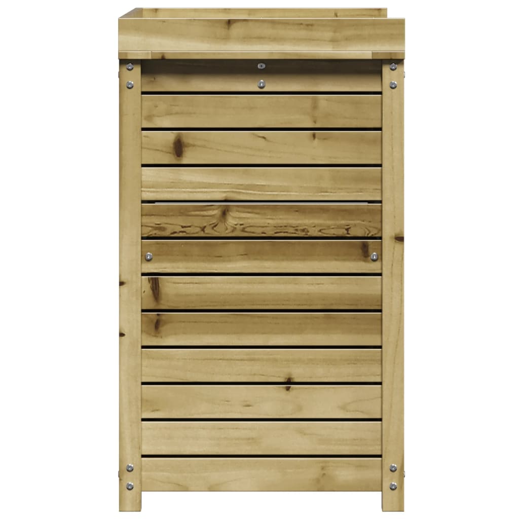 vidaXL Masă de plantare cu rafturi, 82,5x50x86,5 cm, lemn pin tratat vidaXL Masă de plantare cu rafturi, 82,5x50x86,5 cm, lemn pin tratat