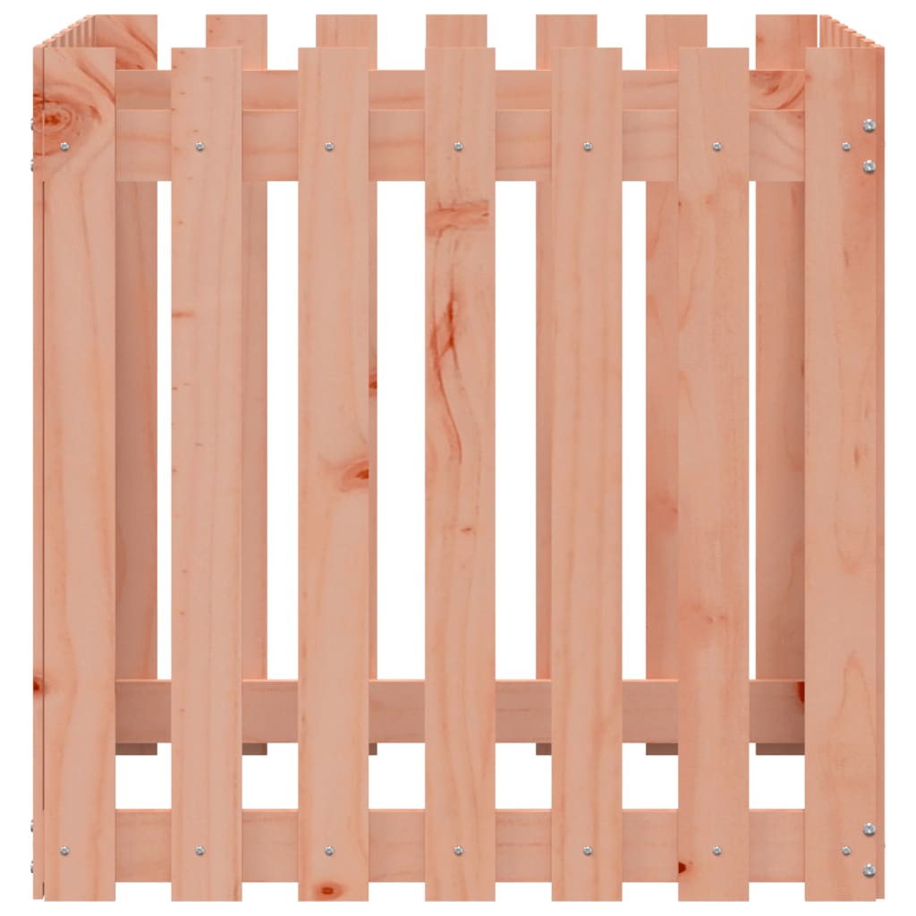 vidaXL Jardinieră grădină design gard, 70x70x70 cm, lemn masiv douglas vidaXL Jardinieră grădină design gard, 70x70x70 cm, lemn masiv douglas