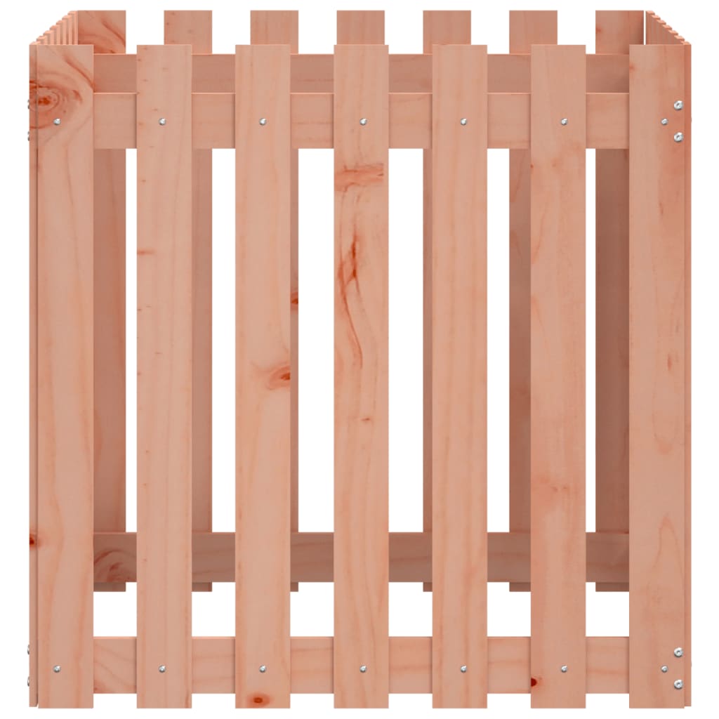 vidaXL Jardinieră grădină design gard, 70x70x70 cm, lemn masiv douglas vidaXL Jardinieră grădină design gard, 70x70x70 cm, lemn masiv douglas