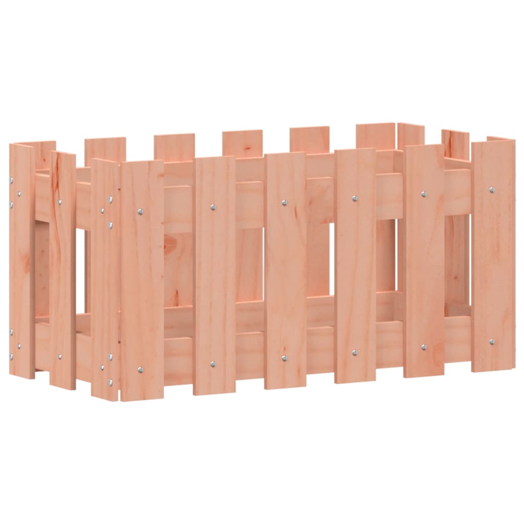 vidaXL Jardinieră grădină design gard, 60x30x30 cm, lemn masiv douglas vidaXL Jardinieră grădină design gard, 60x30x30 cm, lemn masiv douglas