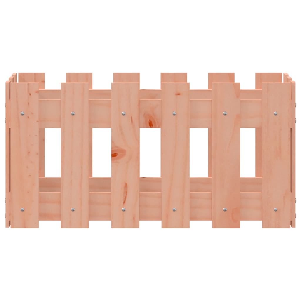 vidaXL Jardinieră grădină design gard, 60x30x30 cm, lemn masiv douglas vidaXL Jardinieră grădină design gard, 60x30x30 cm, lemn masiv douglas