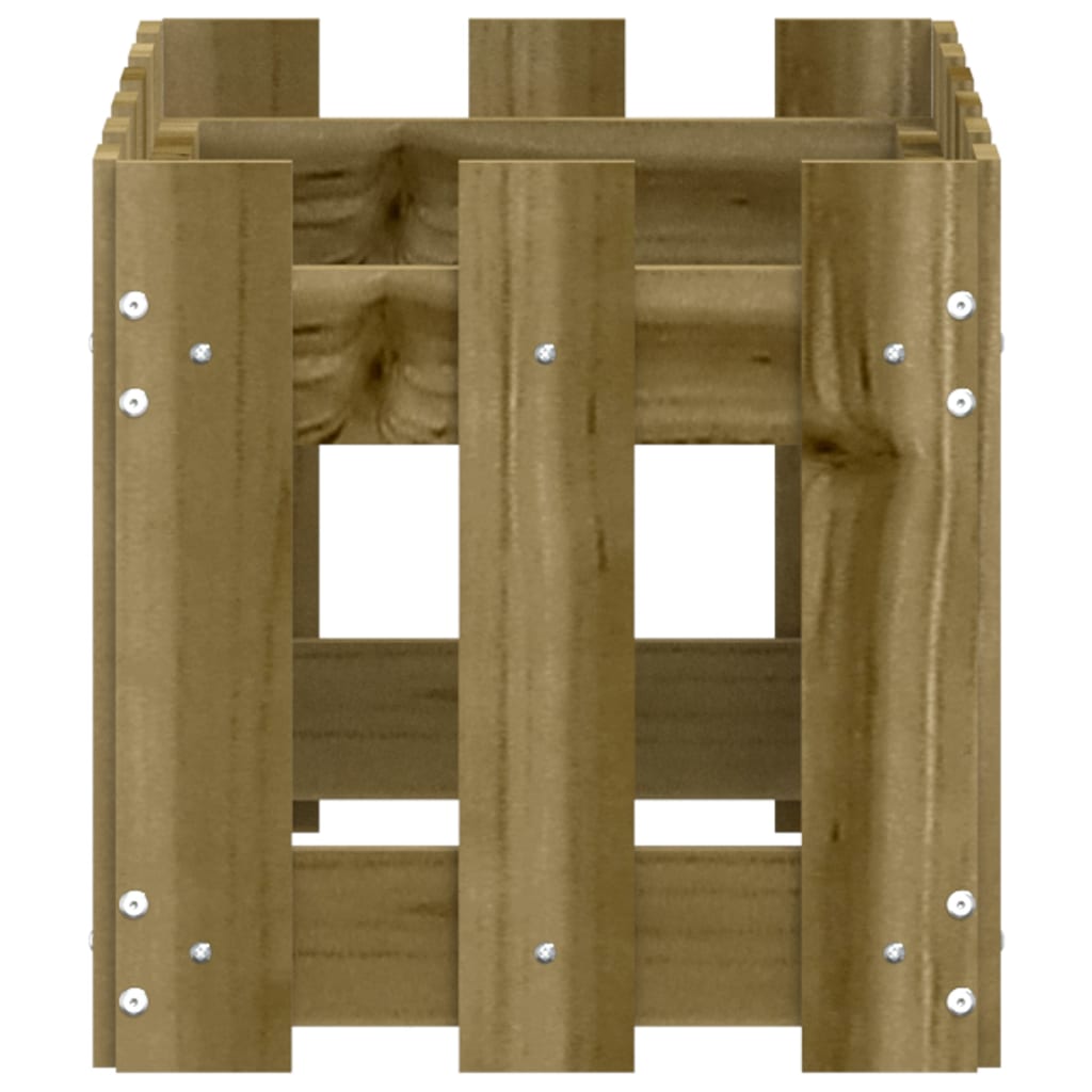 vidaXL Jardinieră grădină design gard 60x30x30cm lemn de pin impregnat