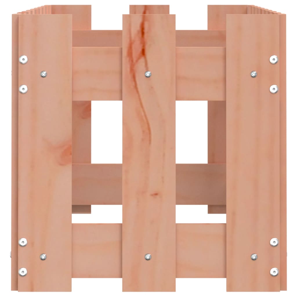 vidaXL Pat înălțat grădină cu design gard 100x30x30 cm lemn douglas vidaXL Pat înălțat grădină cu design gard 100x30x30 cm lemn douglas