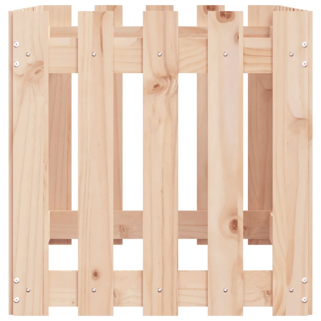 vidaXL Pat înălțat grădină design gard 100x50x50 cm lemn de pin tratat