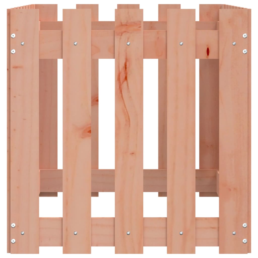 vidaXL Pat înălțat grădină cu design gard 100x50x50 cm lemn douglas