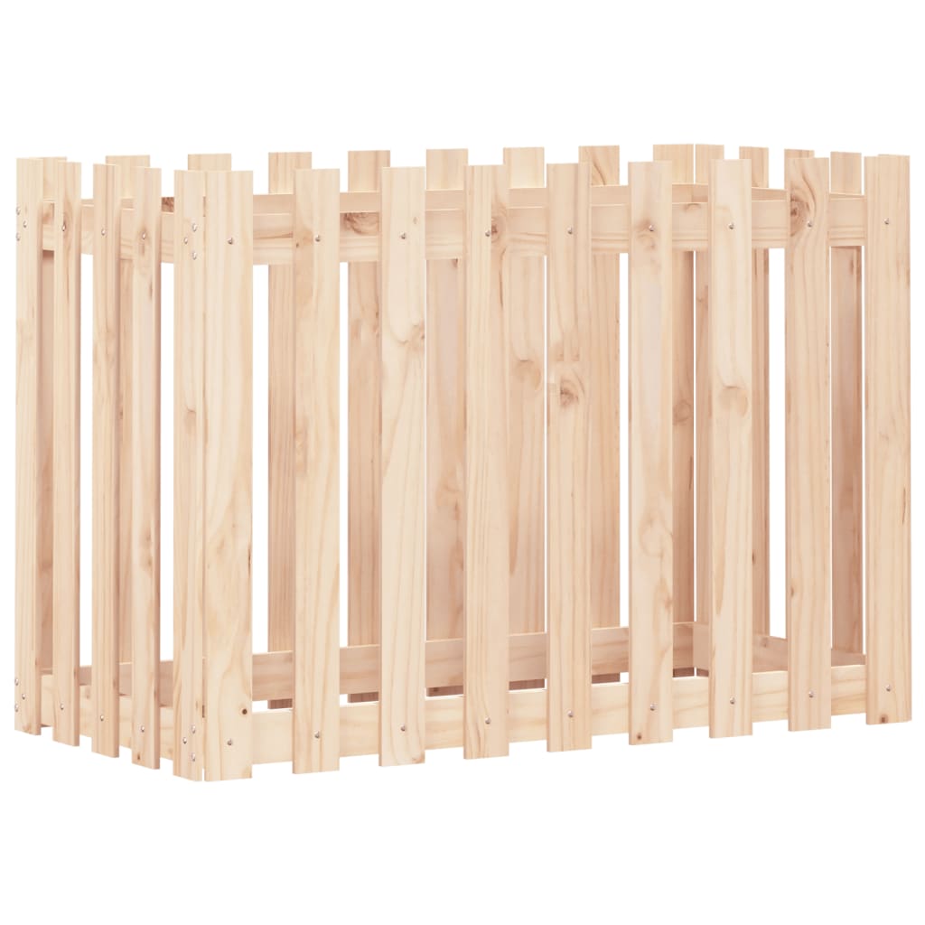 vidaXL Pat înălțat grădină design gard 100x50x70 cm lemn impregnat pin