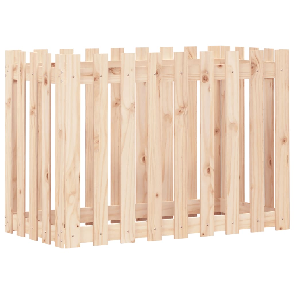 vidaXL Pat înălțat grădină design gard 100x50x70 cm lemn impregnat pin