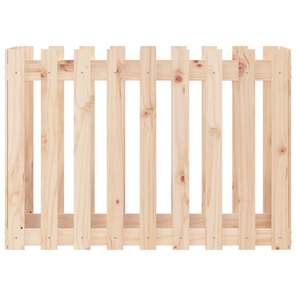 vidaXL Pat înălțat grădină design gard 100x50x70 cm lemn impregnat pin