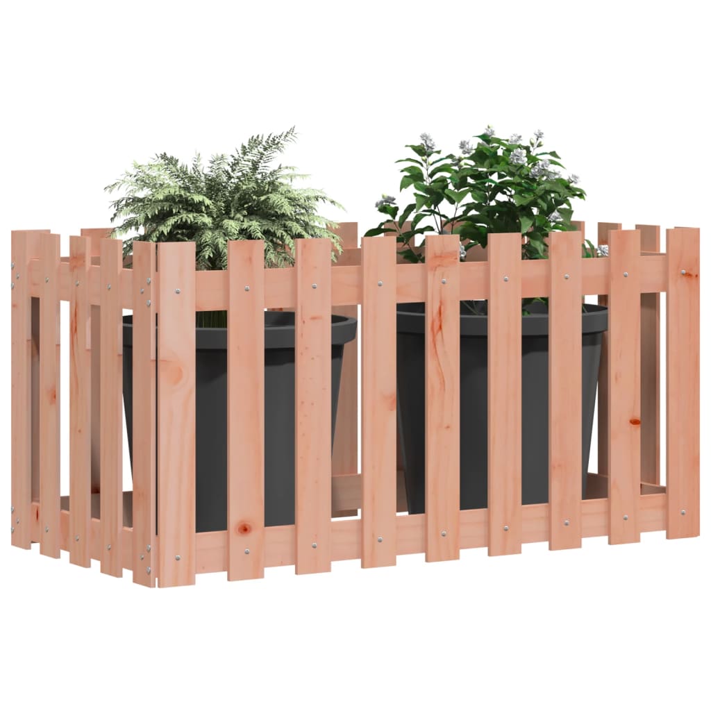 vidaXL Pat înălțat grădină design gard 100x50x70 cm lemn impregnat pin