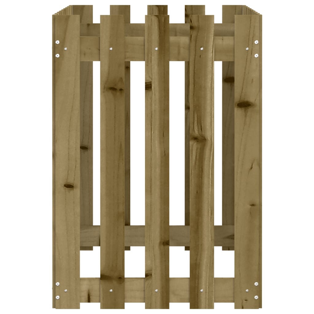 vidaXL Pat înălțat grădină design gard 100x50x70 cm lemn impregnat pin