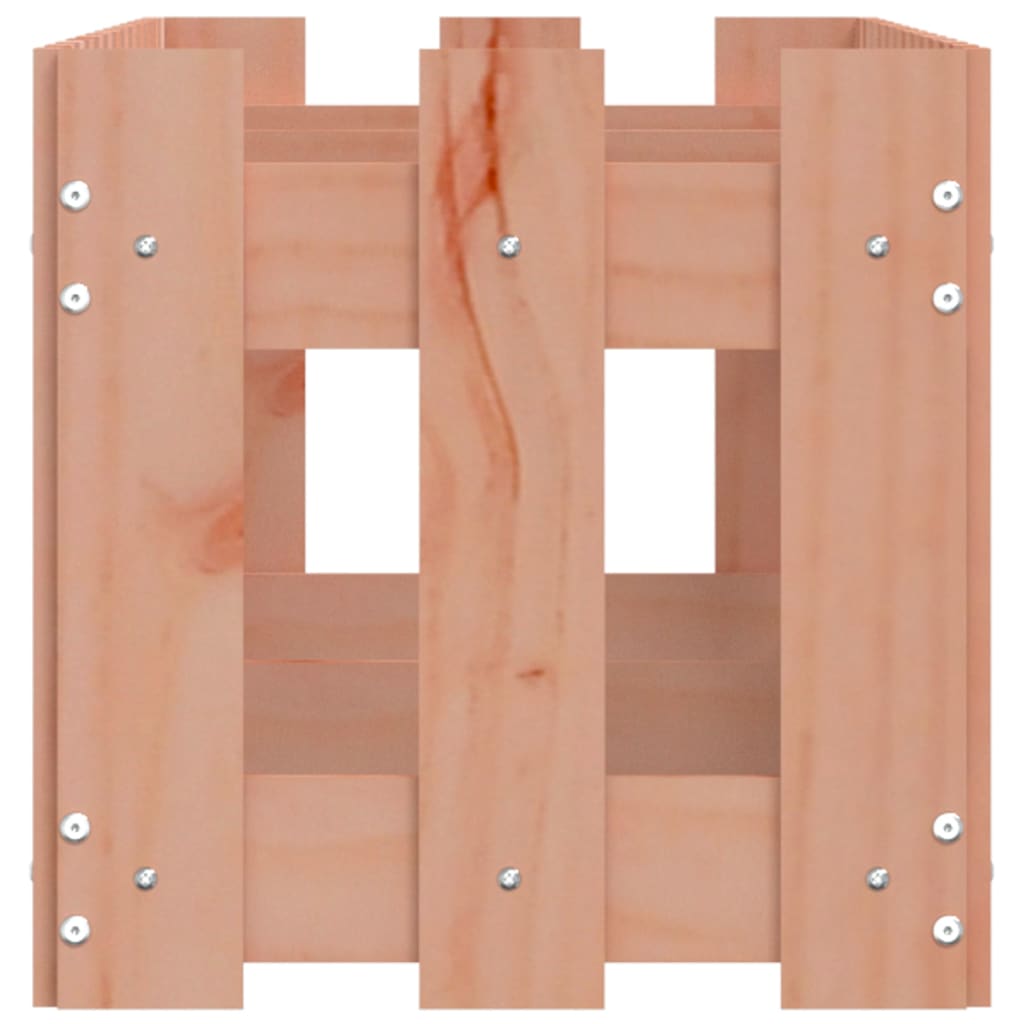 vidaXL Pat înălțat grădină cu design gard 150x30x30 cm lemn douglas