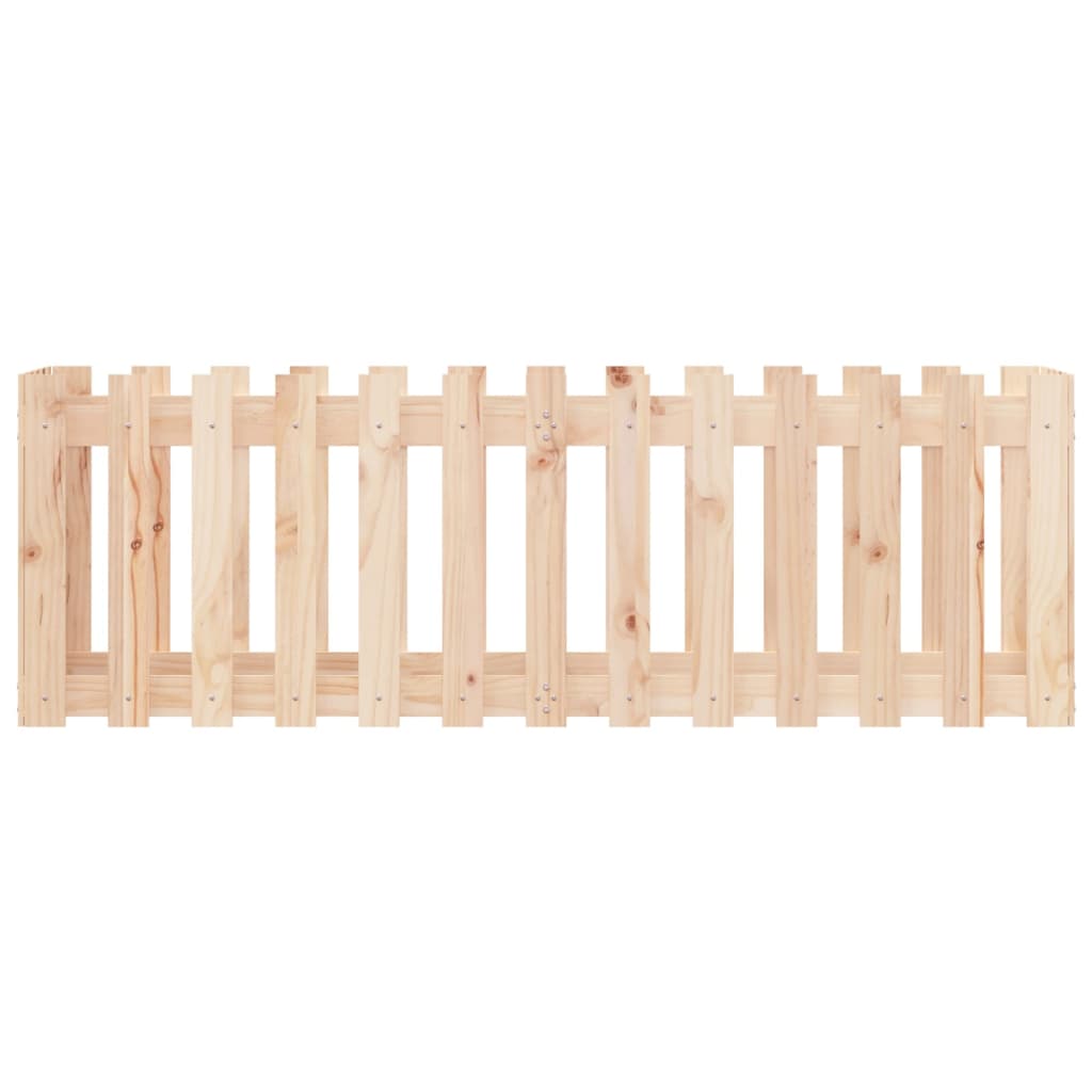 vidaXL Pat înălțat grădină design gard 150x50x50 cm lemn de pin tratat