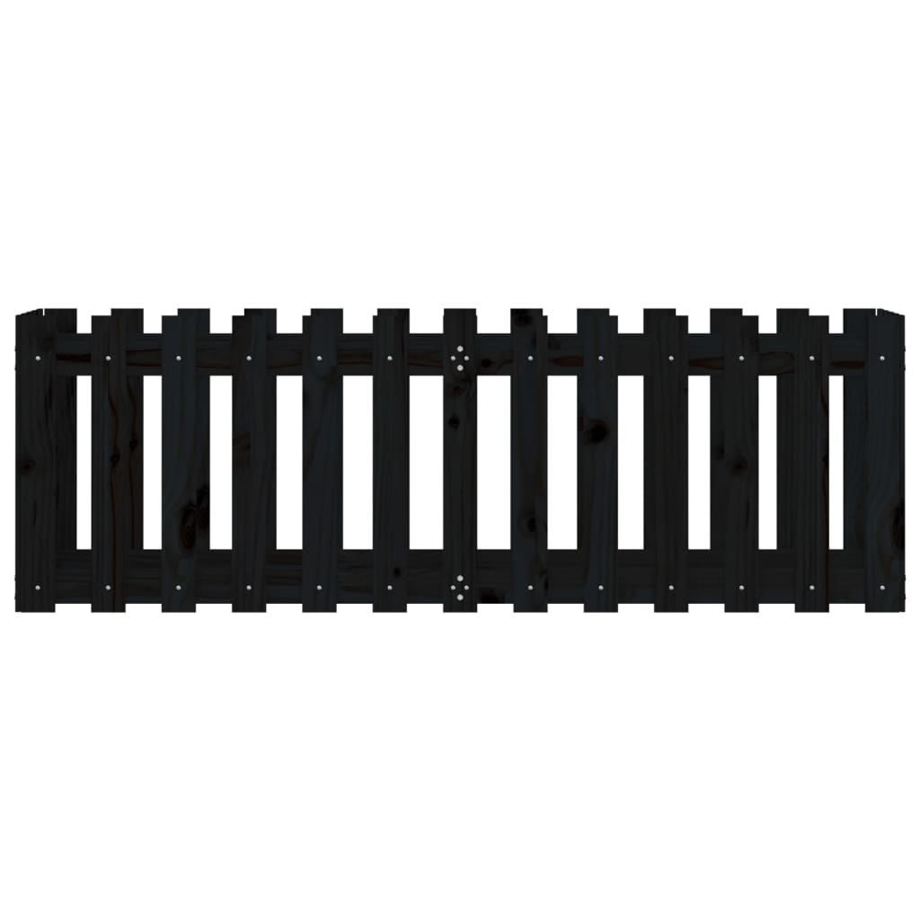 vidaXL Pat înălțat grădină design gard 150x50x50 cm lemn de pin tratat