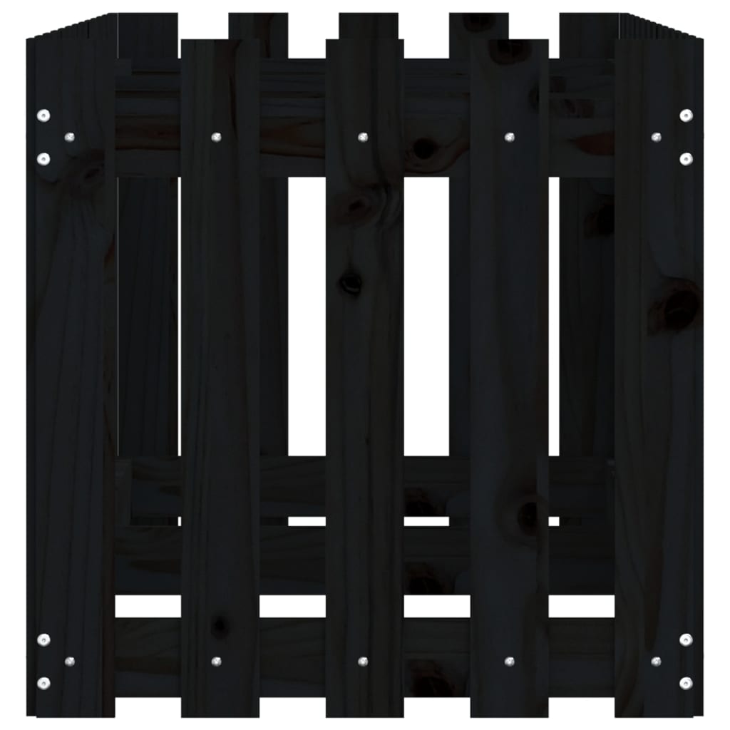 vidaXL Pat înălțat grădină design gard 150x50x50 cm lemn de pin tratat