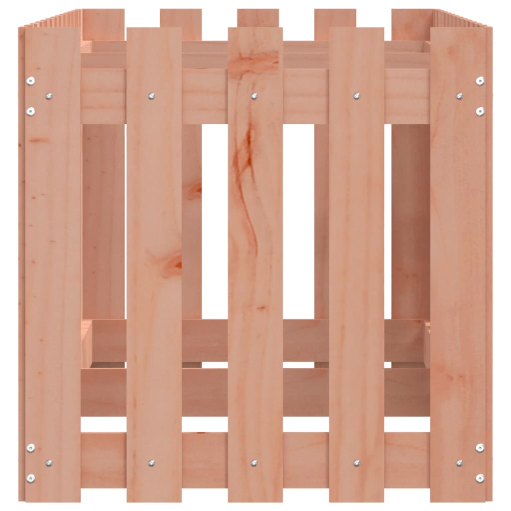 vidaXL Pat înălțat grădină cu design gard 150x50x50 cm lemn douglas