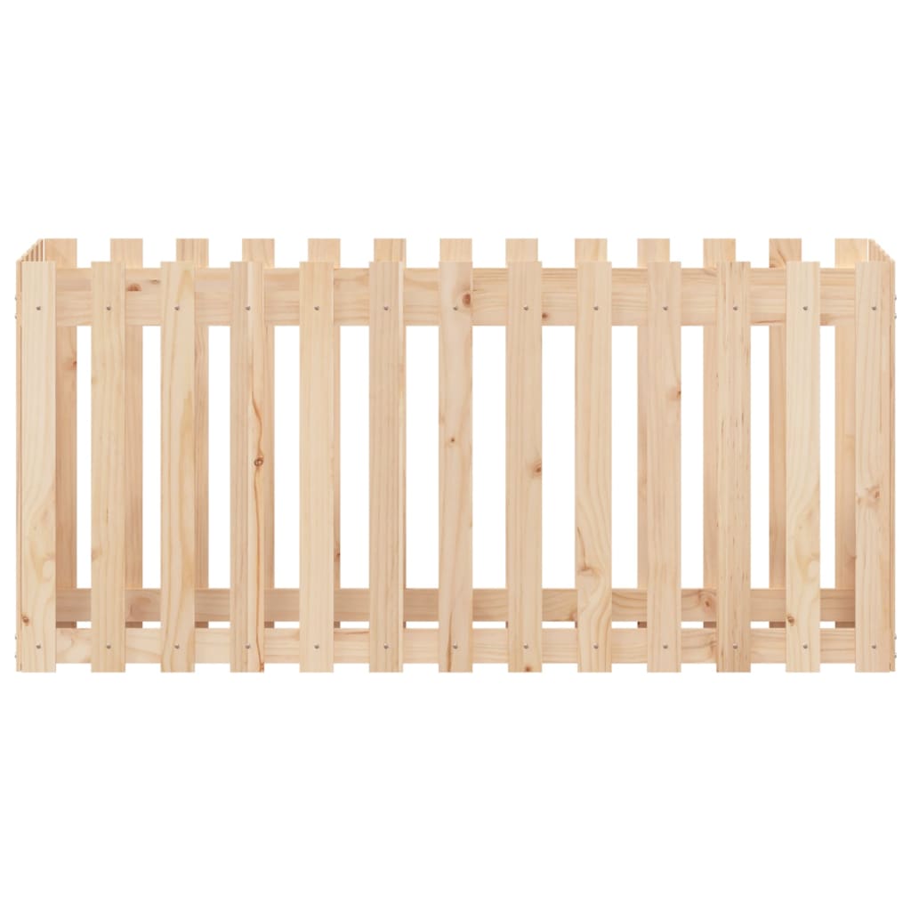 vidaXL Pat înălțat grădină design gard 150x50x70 cm lemn impregnat pin