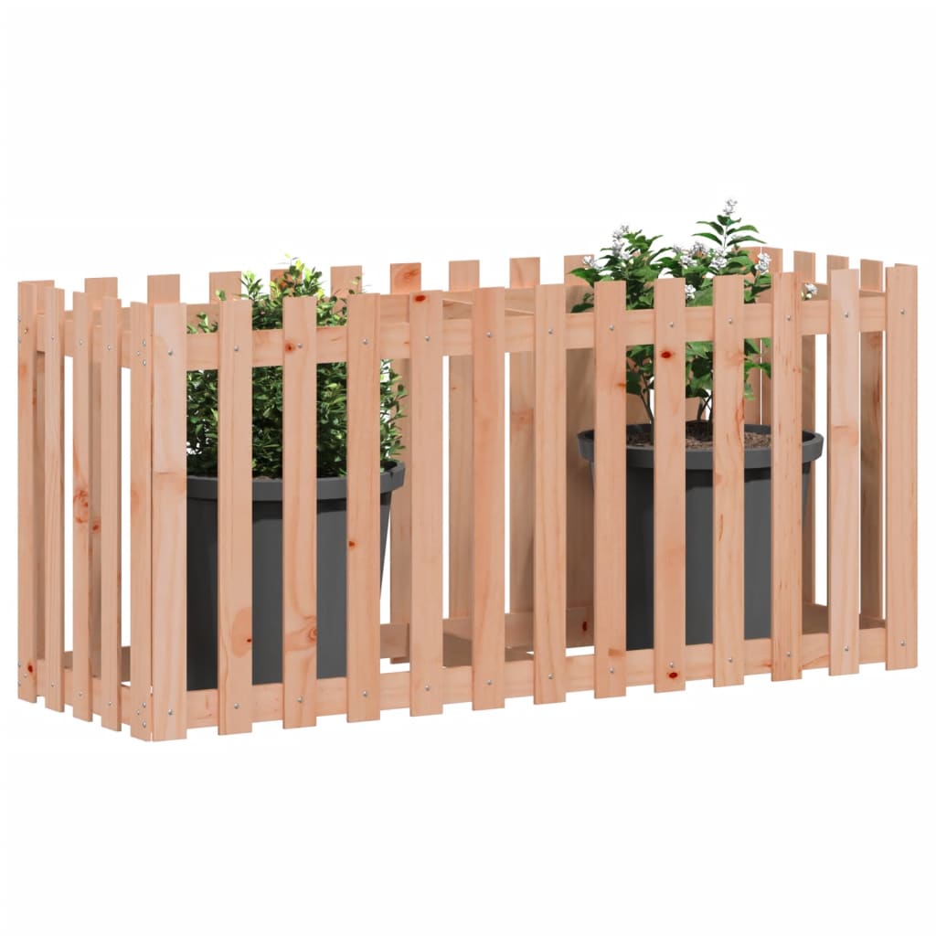 vidaXL Pat înălțat grădină design gard 150x50x70 cm lemn impregnat pin