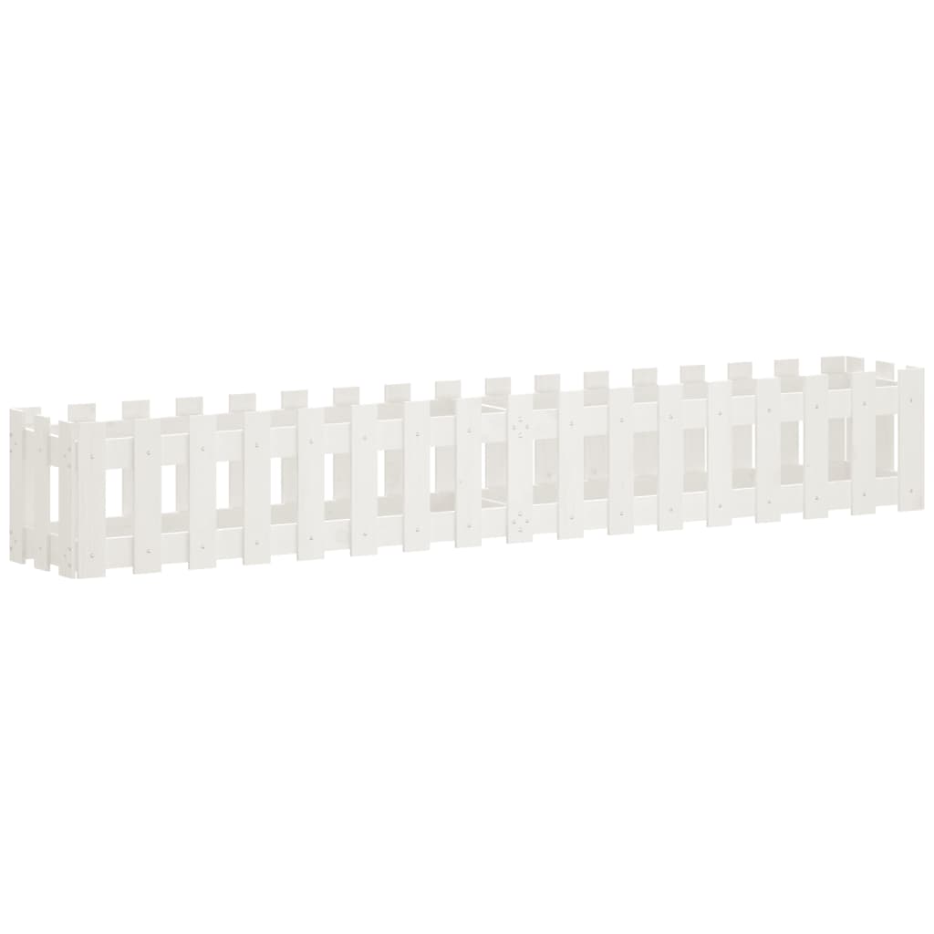 vidaXL Pat înălțat grădină design gard 200x30x30 cm lemn impregnat pin vidaXL Pat înălțat grădină design gard 200x30x30 cm lemn impregnat pin
