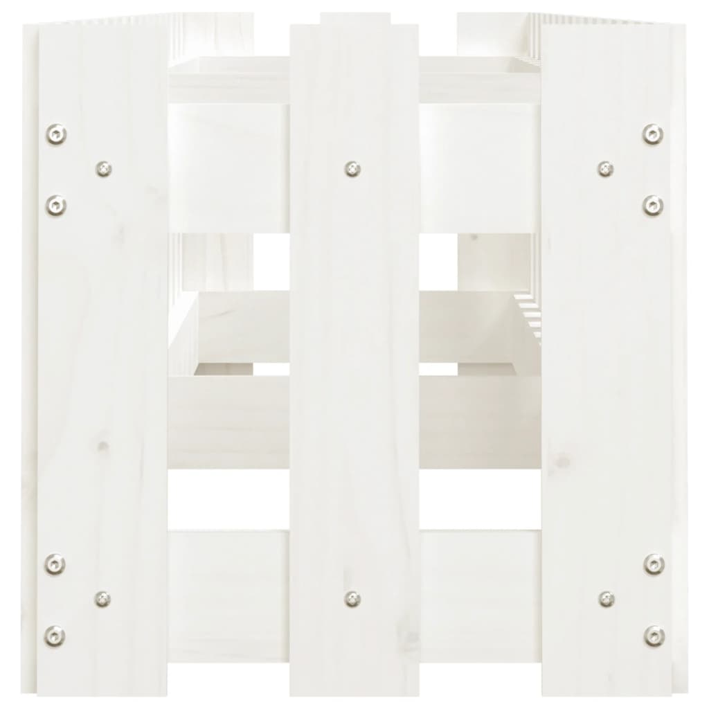 vidaXL Pat înălțat grădină design gard 200x30x30 cm lemn impregnat pin vidaXL Pat înălțat grădină design gard 200x30x30 cm lemn impregnat pin