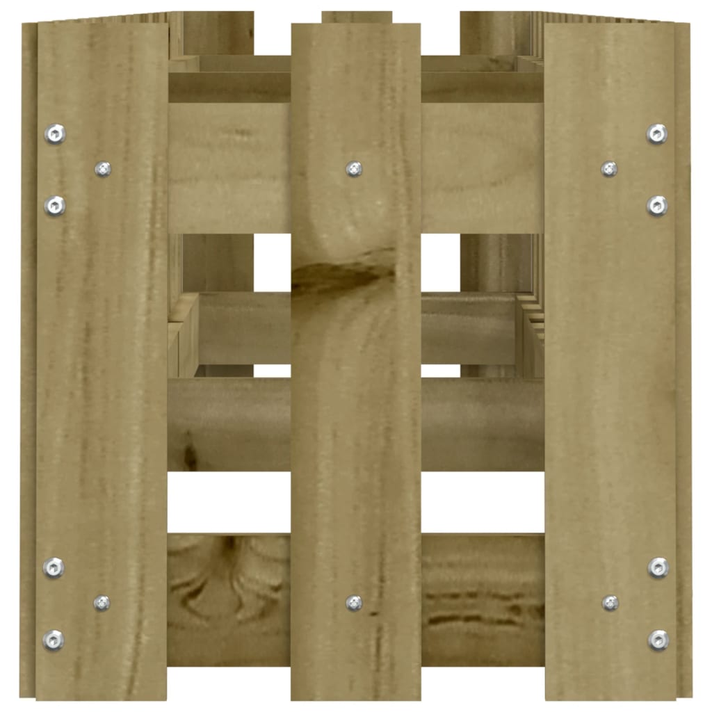 vidaXL Pat înălțat grădină design gard 200x30x30 cm lemn impregnat pin vidaXL Pat înălțat grădină design gard 200x30x30 cm lemn impregnat pin