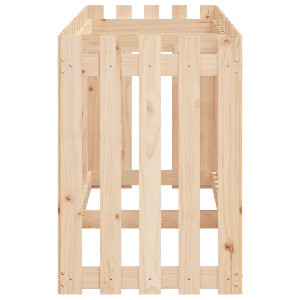 vidaXL Pat înălțat grădină design gard 200x50x70 cm lemn impregnat pin vidaXL Pat înălțat grădină design gard 200x50x70 cm lemn impregnat pin