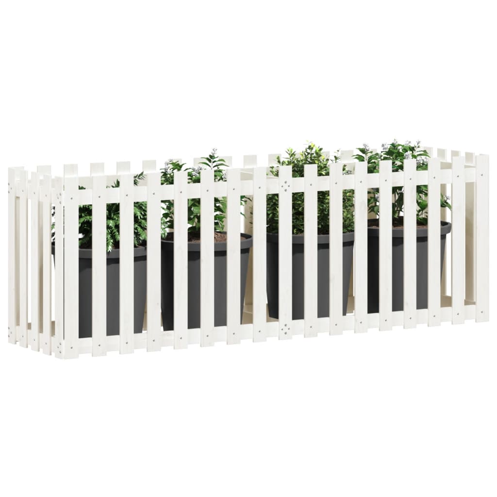 vidaXL Pat înălțat grădină design gard 200x50x70 cm lemn impregnat pin