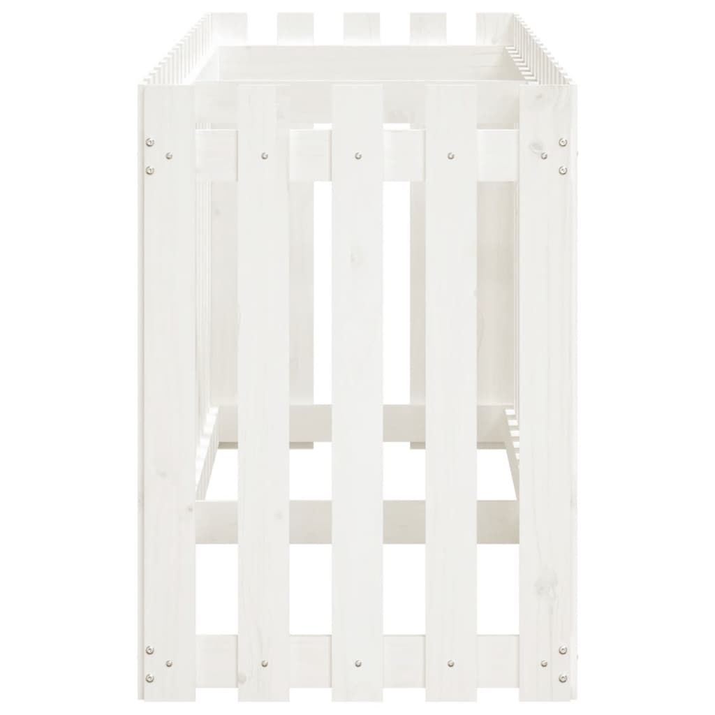 vidaXL Pat înălțat grădină design gard 200x50x70 cm lemn impregnat pin