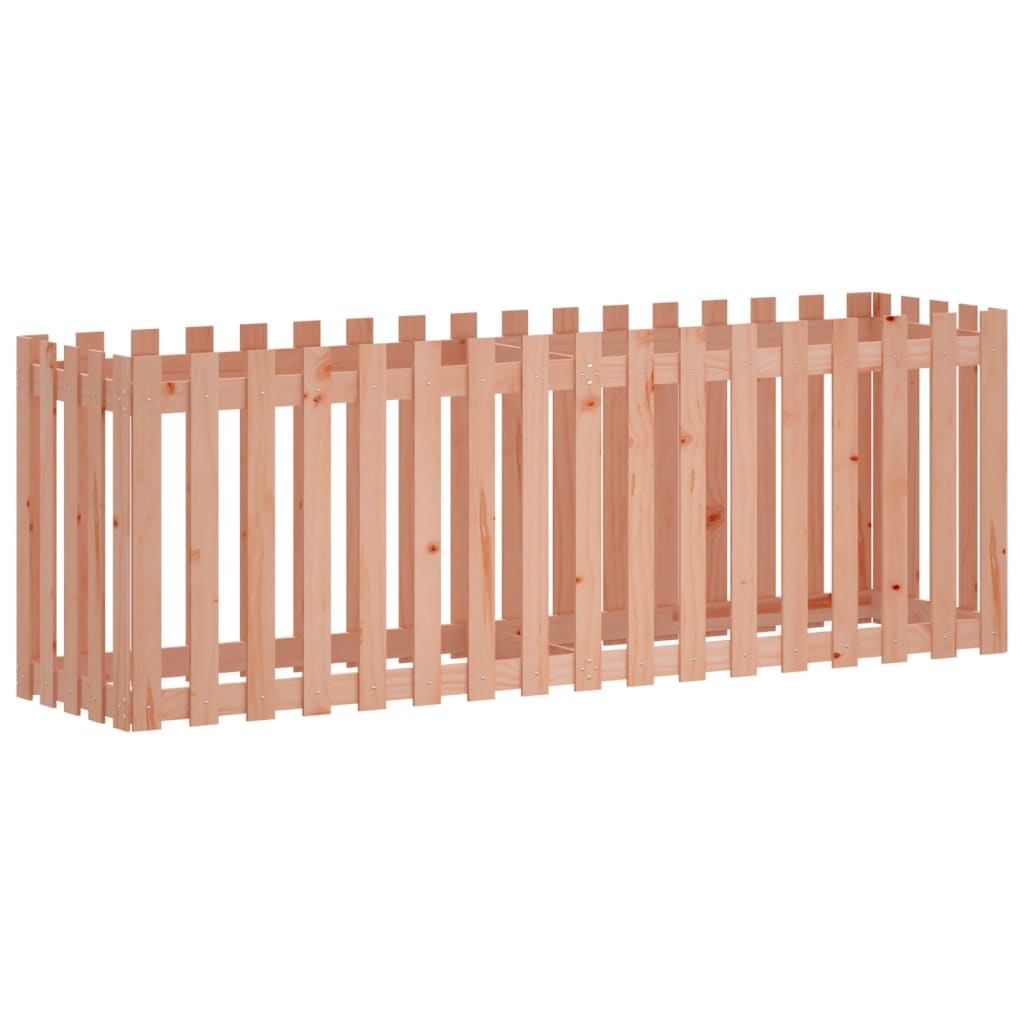 vidaXL Pat înălțat grădină design gard 200x50x70 cm lemn impregnat pin