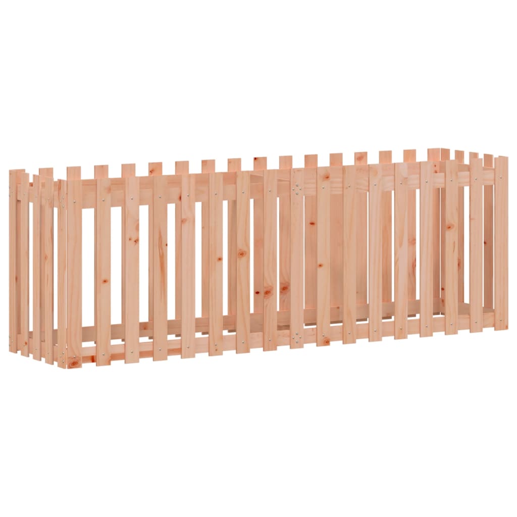 vidaXL Pat înălțat grădină design gard 200x50x70 cm lemn impregnat pin