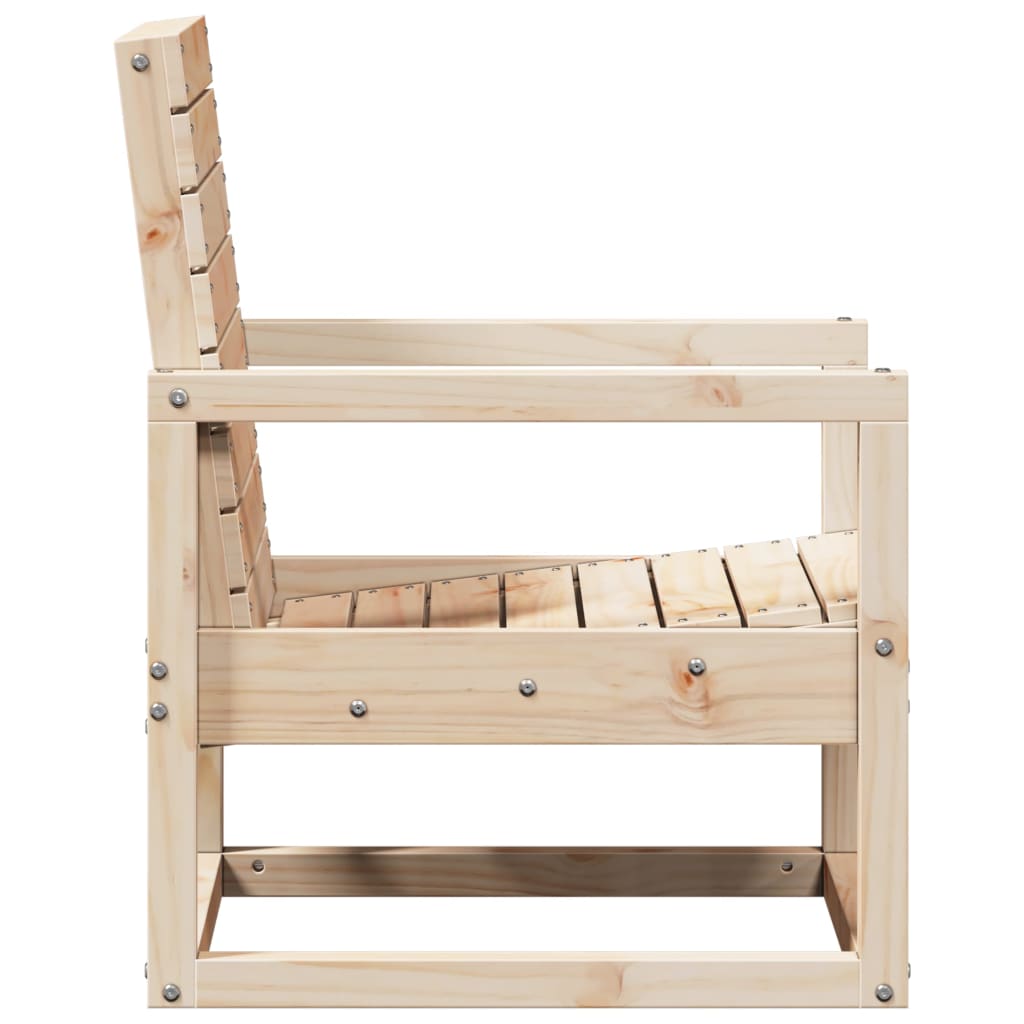 vidaXL Set mobilier de grădină, 3 piese, lemn masiv de pin vidaXL Set mobilier de grădină, 3 piese, lemn masiv de pin