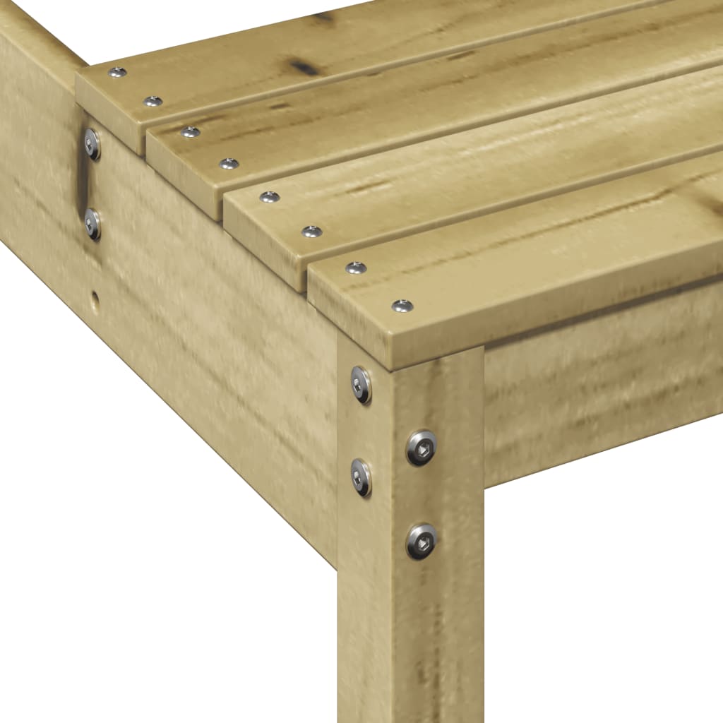 vidaXL Masă de picnic, 110x134x75 cm, lemn impregnat de pin vidaXL Masă de picnic, 110x134x75 cm, lemn impregnat de pin