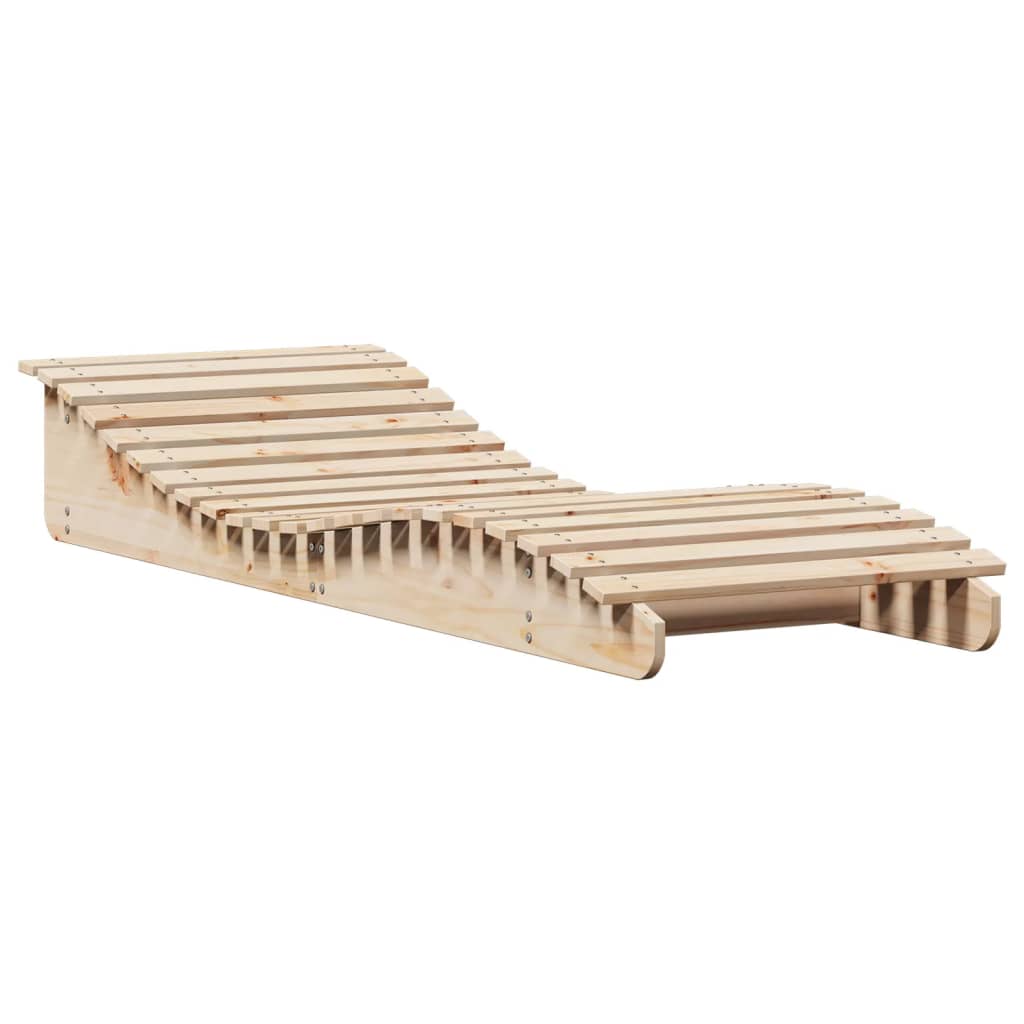 vidaXL Șezlong, 205x70x31,5 cm, lemn masiv de pin