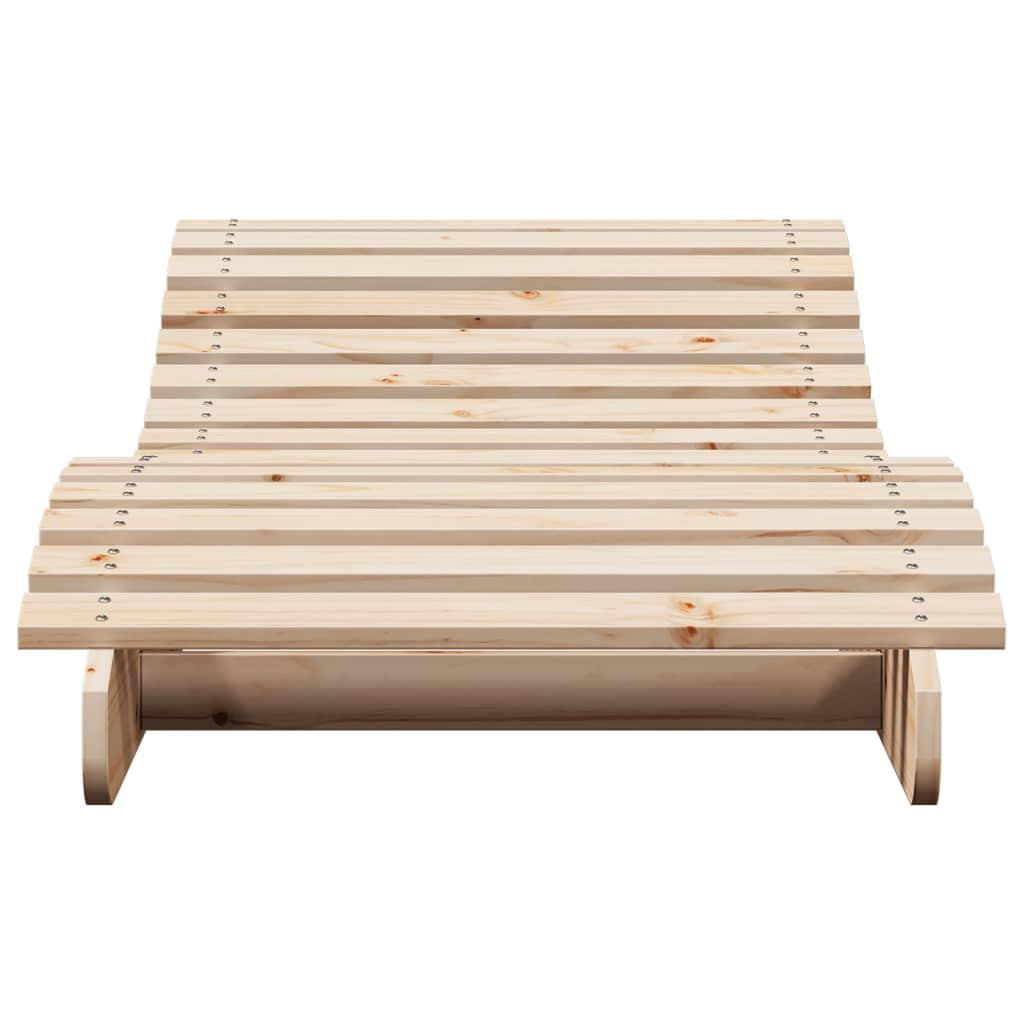 vidaXL Șezlong, 205x70x31,5 cm, lemn masiv de pin