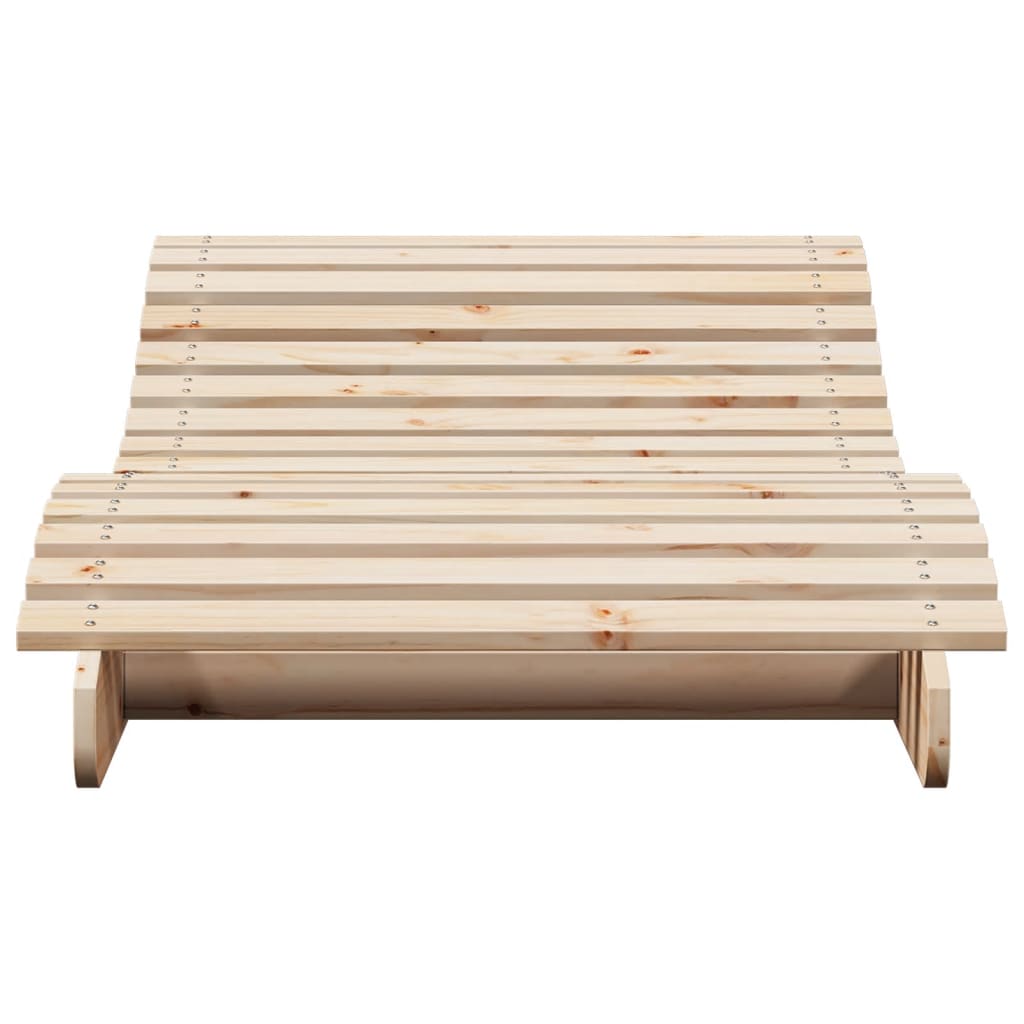 vidaXL Șezlong, 205x80x31,5 cm, lemn masiv de pin