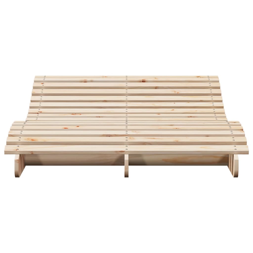 vidaXL Șezlong, 205x110x31,5 cm, lemn masiv de pin