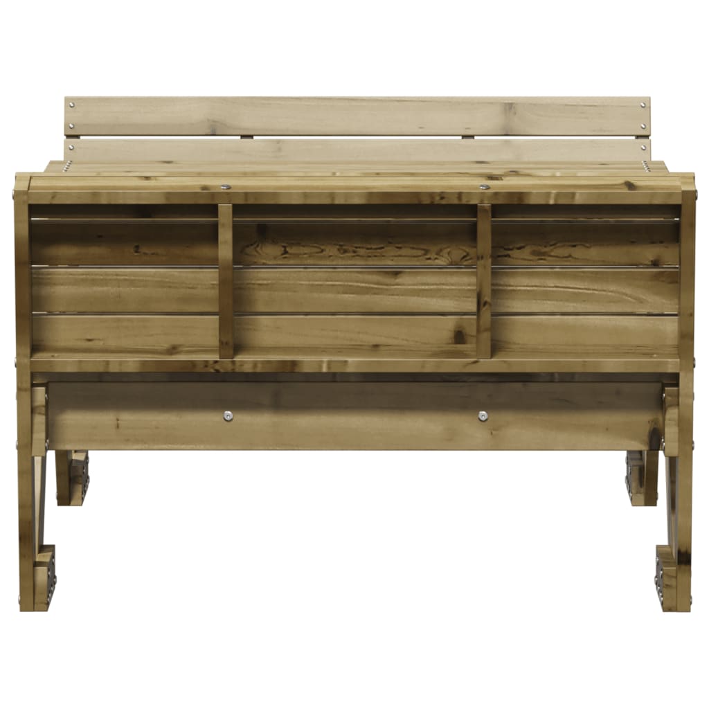 vidaXL Masă de picnic pentru copii, 88x122x58 cm lemn impregnat de pin