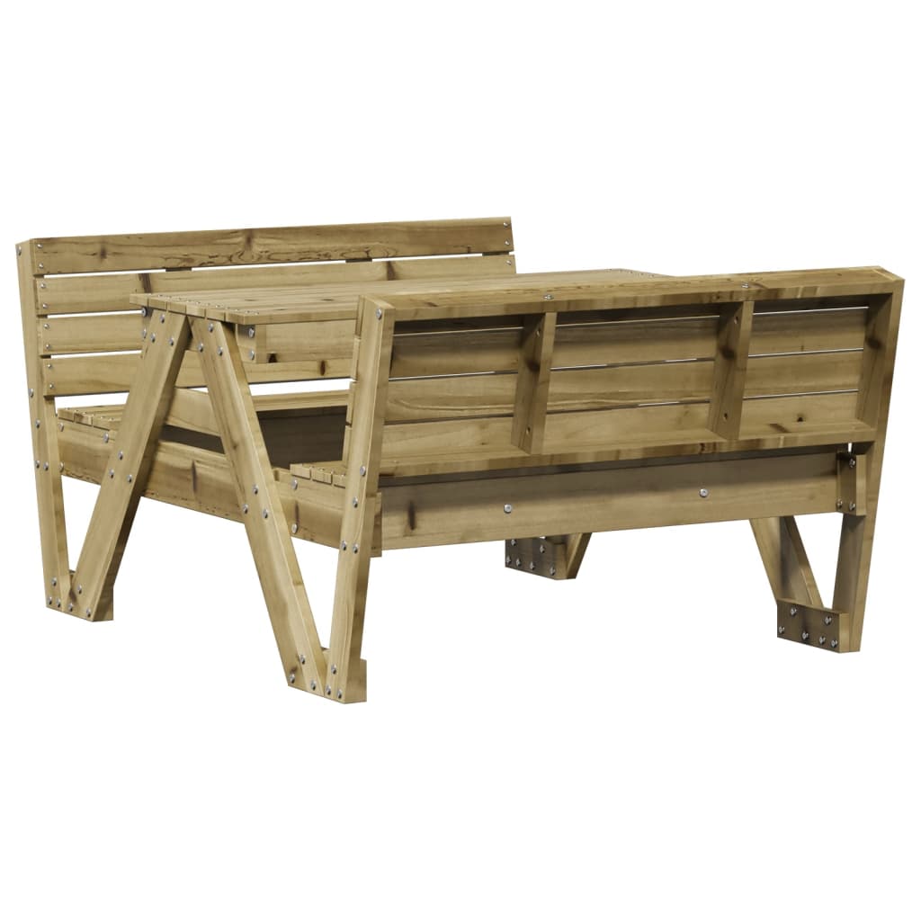 vidaXL Masă de picnic pentru copii, 88x122x58 cm lemn impregnat de pin