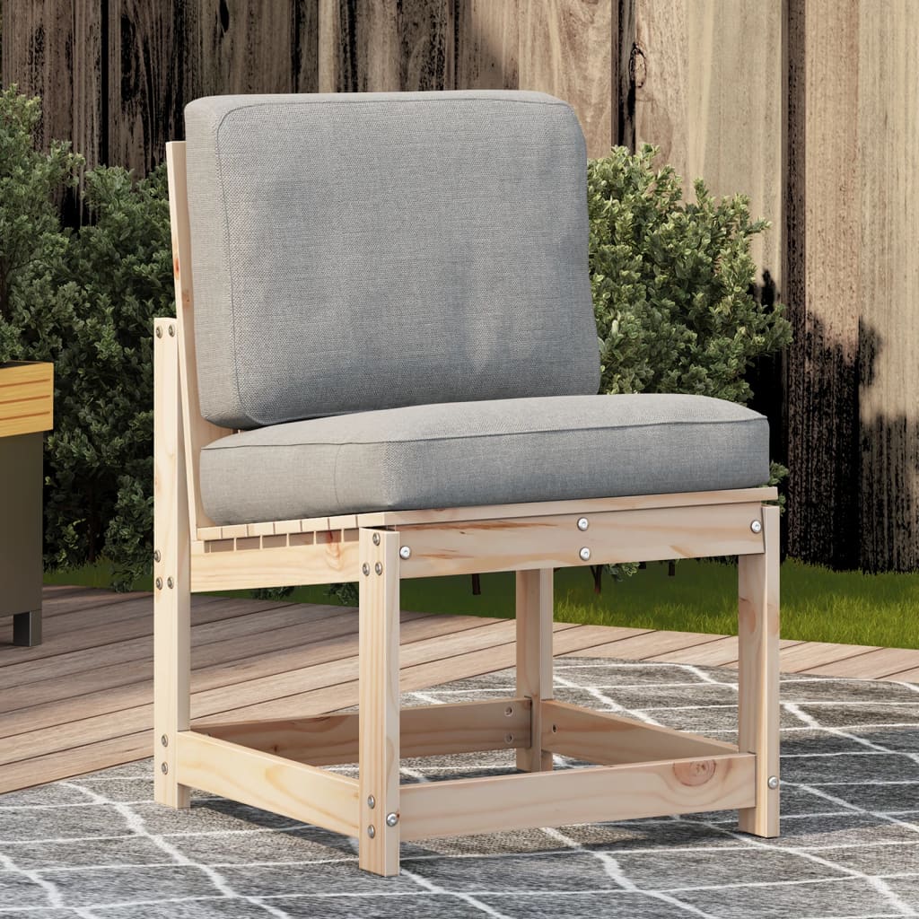 vidaXL Scaun de grădină, 50,5x55x77 cm, lemn masiv de pin vidaXL Scaun de grădină, 50,5x55x77 cm, lemn masiv de pin