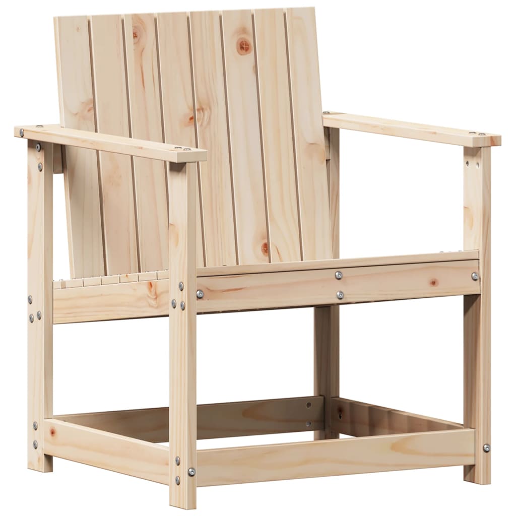 vidaXL Scaun de grădină, 62x56x77 cm, lemn masiv de pin vidaXL Scaun de grădină, 62x56x77 cm, lemn masiv de pin