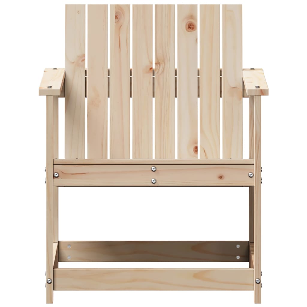 vidaXL Scaun de grădină, 62x56x77 cm, lemn masiv de pin vidaXL Scaun de grădină, 62x56x77 cm, lemn masiv de pin